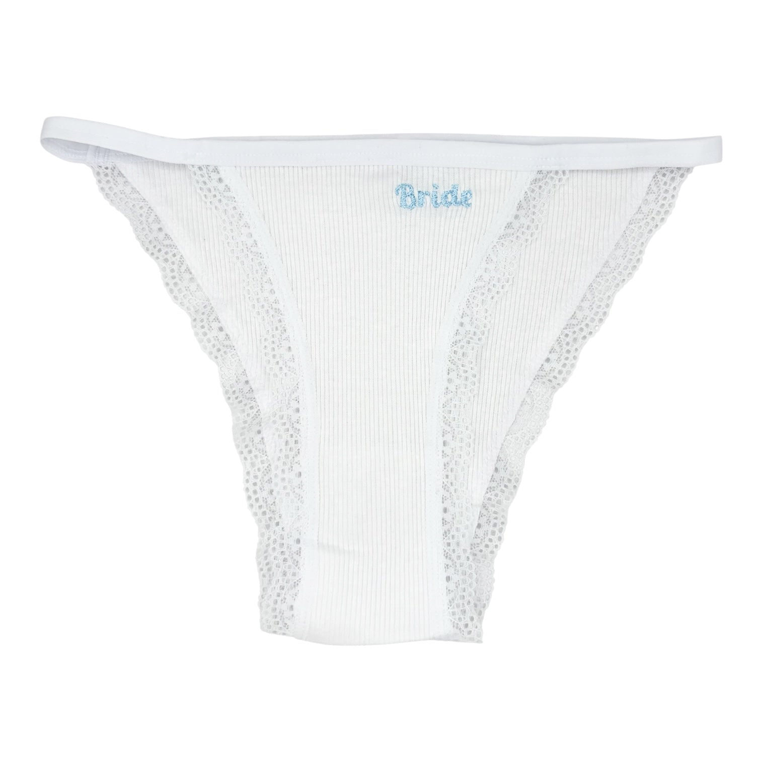A flat image of Berry Sorbet’s Sugar Bride cotton briefs under a white background